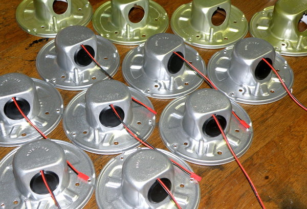 My latest batch of LED tail lamp housings for a local club member.